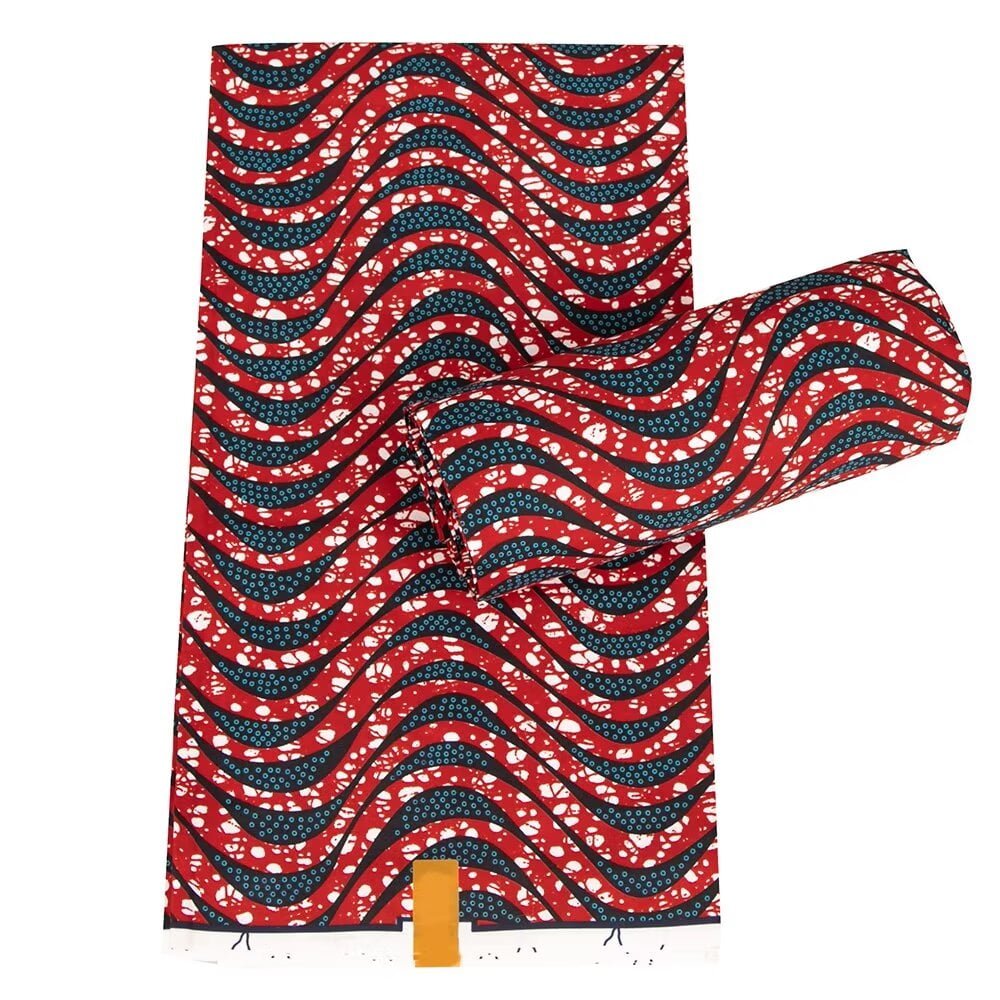 Premium Quality Cotton Real Wax Print African Holland Ankara Fabric Stain Repellent from the African Market