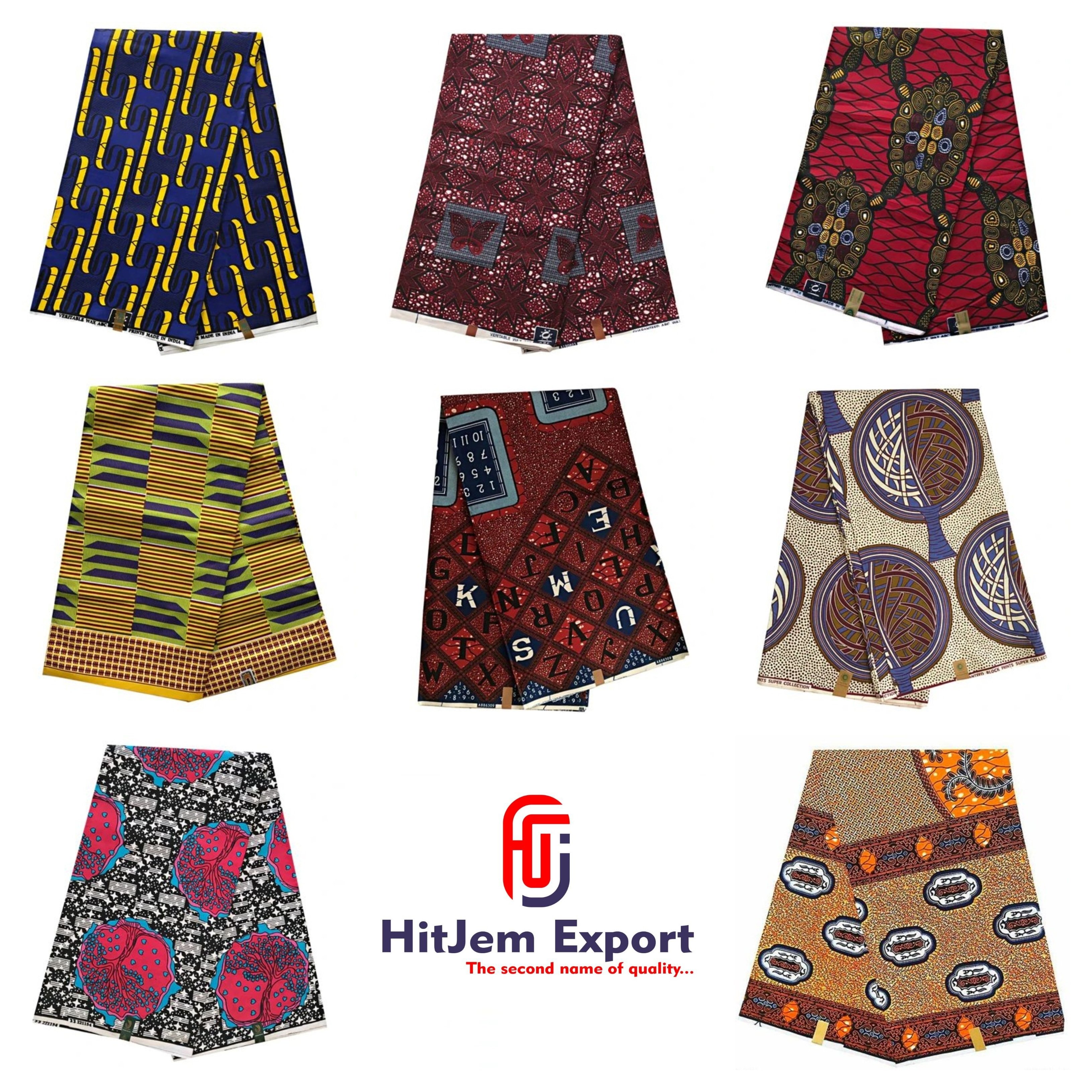 Premium Quality Cotton Real Wax Print African Holland Ankara Fabric Stain Repellent from the African Market
