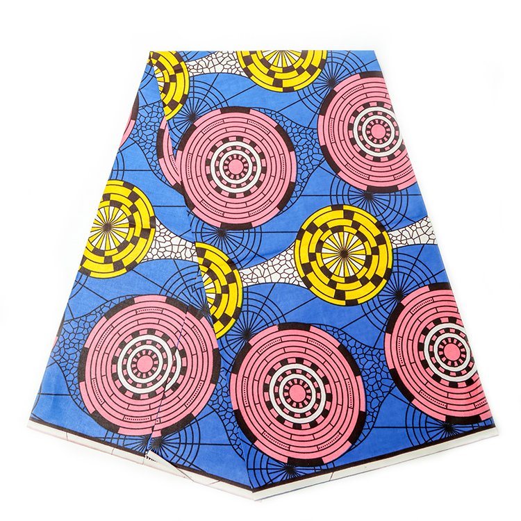 African Fabric Double Side ghana Wax Prints polyester Ethnic Red Batik Hollandis Ankara Africa batik wax fabric