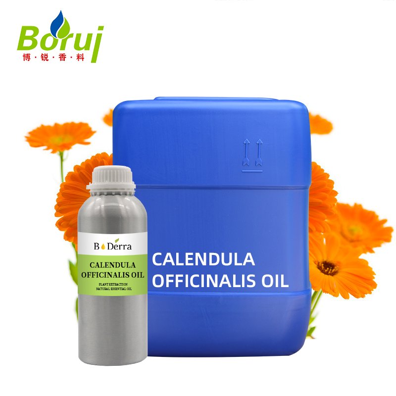China Manufacturer Calendula Officinalis Oil Pure Organic Calendula Oil Bulk Essential Oil For Skin massage