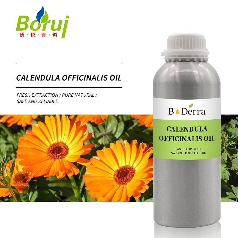 China Manufacturer Calendula Officinalis Oil Pure Organic Calendula Oil Bulk Essential Oil For Skin massage