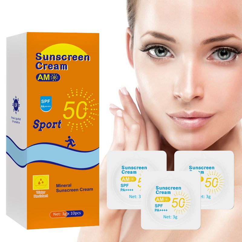 Organic Sunblock Sunscreen Whitening Cream Oil-control Moisturizing Body Sunblock SPF 50 Sunscreen Cream