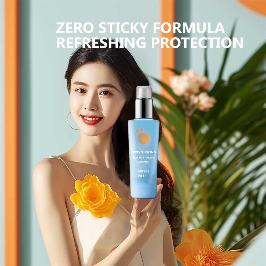 OEM Private Label Whole Body Vegan Whitening Sunblock Organic Anti-Freckle Sundown Sunscreen Sun Cream Spf 50 Face Sunscreen