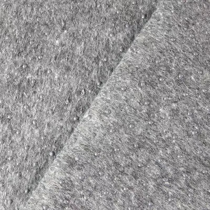Wholesale Price PVC Dotted, Coated Slipping Felt Needle-punched Non-slip Polyester Underlay Nonwoven Fabric for Carpet Base/