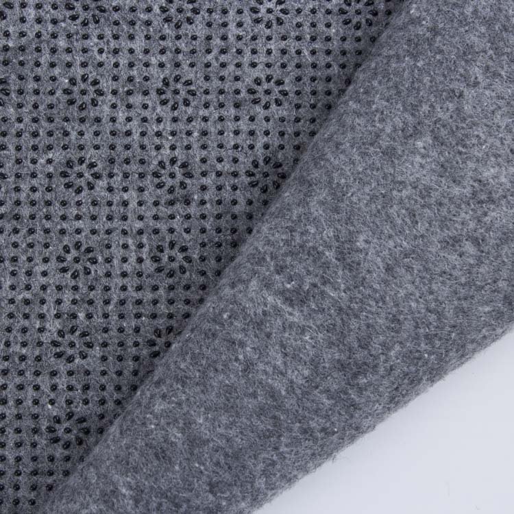 Wholesale Price PVC Dotted, Coated Slipping Felt Needle-punched Non-slip Polyester Underlay Nonwoven Fabric for Carpet Base/