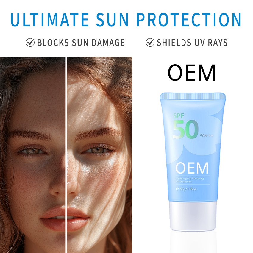 Best Natural Vegetables Sunscreen Lotion Whitening UV Protection Spf 50+ Pa+++ Face Body Moisturizing Sunscreen