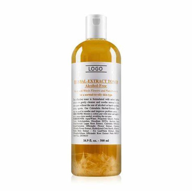 OEM/ODM Calendula Face Toner Reduce Redness and Oil Control Fades Blemishes Calendula Herbal-Extract Alcohol-Free Toner