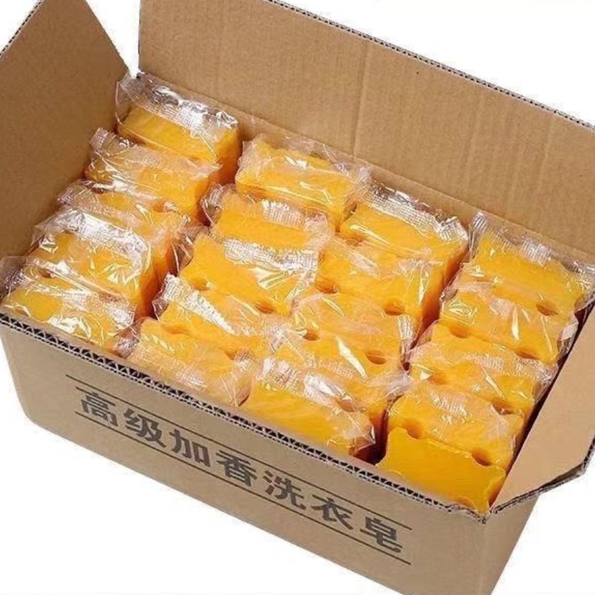 Professional Manufacturer's 200g Brown Laundry Detergent Soap High Foam with Strong Fragrance Wholesale