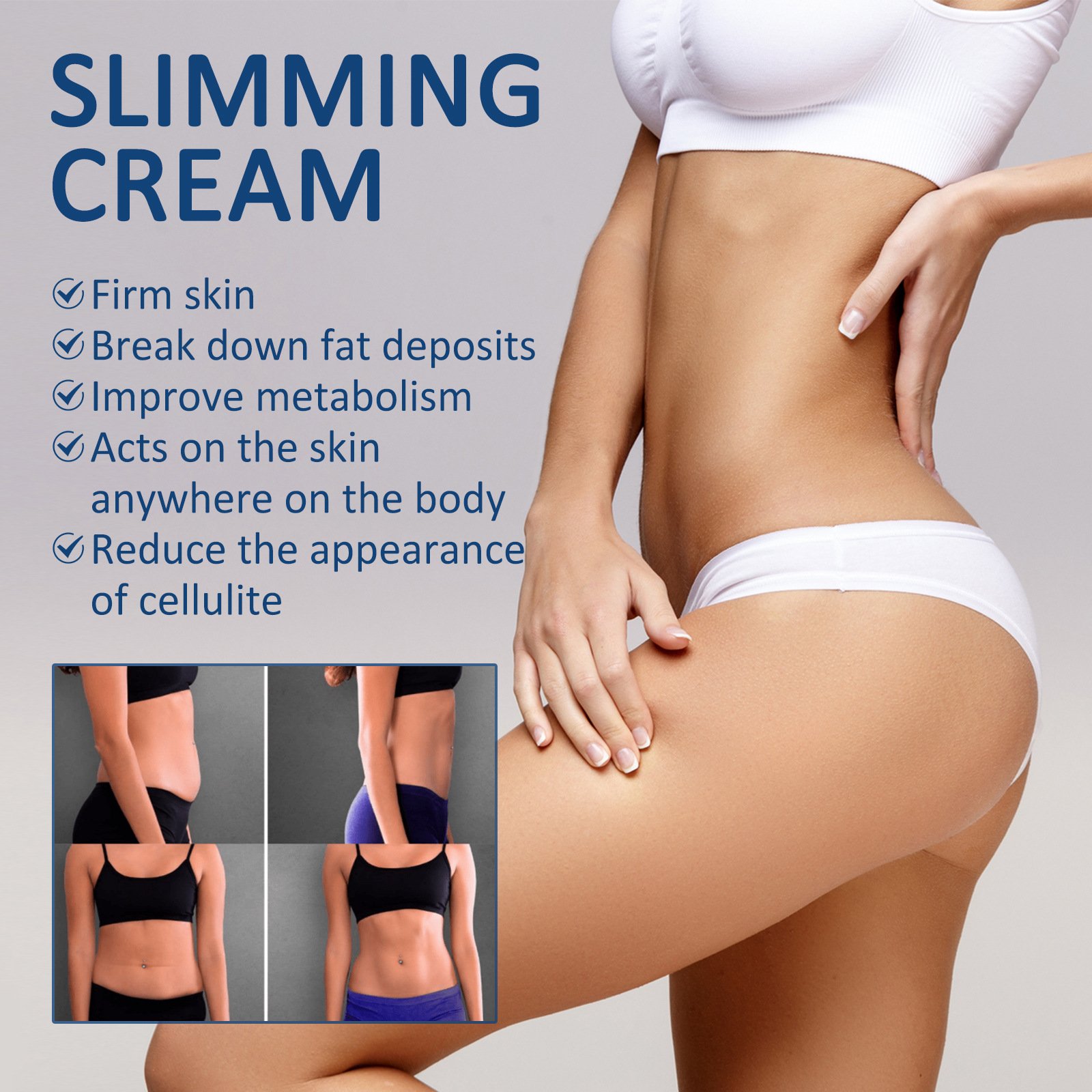 Wholesale Fat Burning Massage Cream Customized Body Weight Loss Slimming Cream Sweat Hot Cream