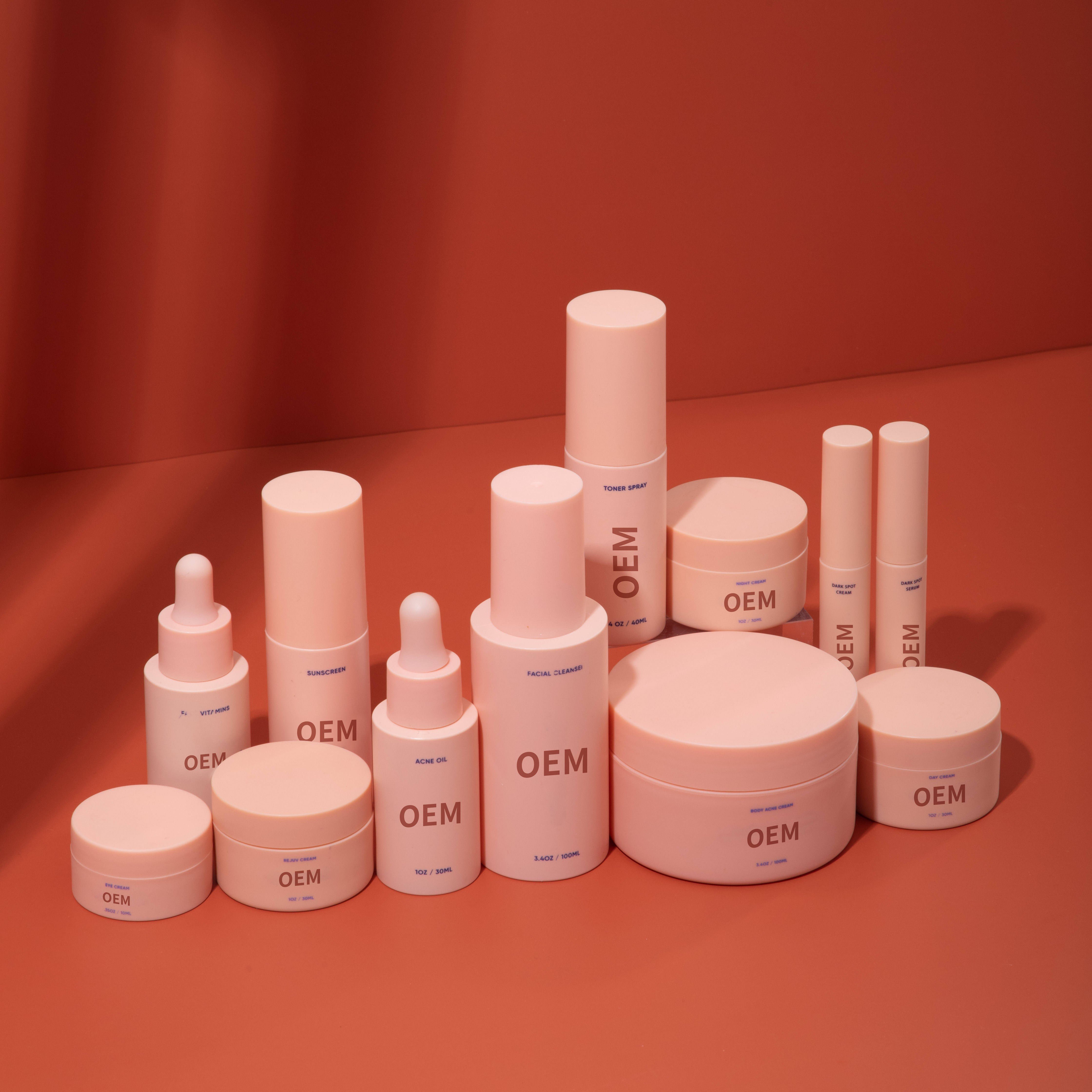 OEM ODM Facial Rejuvenating Whitening Cream Skincare Kit Face Serum Eye Anti Aging Skin Care Set