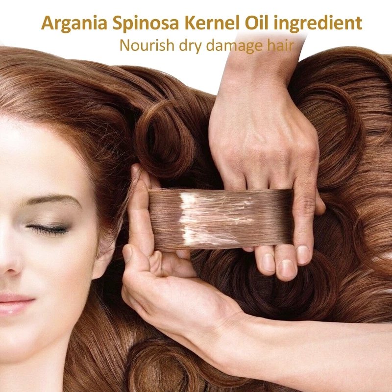 Hair Types Kerati Hair Masc Treatment Repairs Damage Frizz for All 3 in 1 Hair Straightening Cream Shea Butter Cream