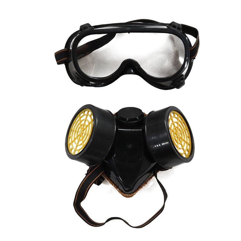 Popular and high end low MOQ safety goggles and gas mask