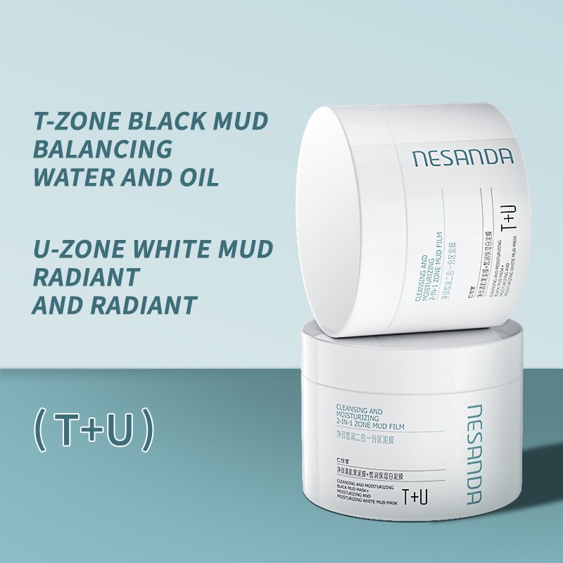 Organic beauty SPA Detoxifying blackhead removal oil control pore shrinking Clay Mask Facial Mask For Acne Skin care