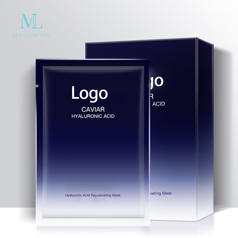 Factory Wholesale MLXL OEM COSMETICS Hyaluronic acid deep nourishing firming facial sheet mask anti-aging face sheet mask
