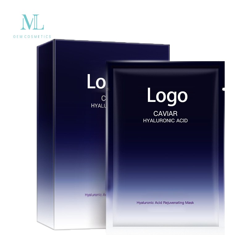 Factory Wholesale MLXL OEM COSMETICS Hyaluronic acid deep nourishing firming facial sheet mask anti-aging face sheet mask