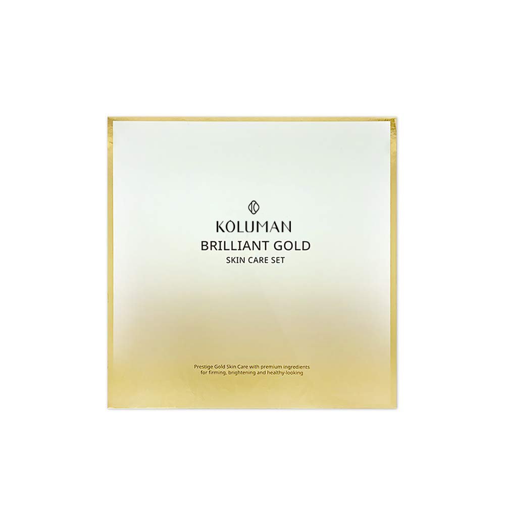 New 24K Gold Facial Skincare Set 5-in-1 Anti-Aging Organic Serum Moisturizing Whitening Ceramide Brightening Exclusive Gift