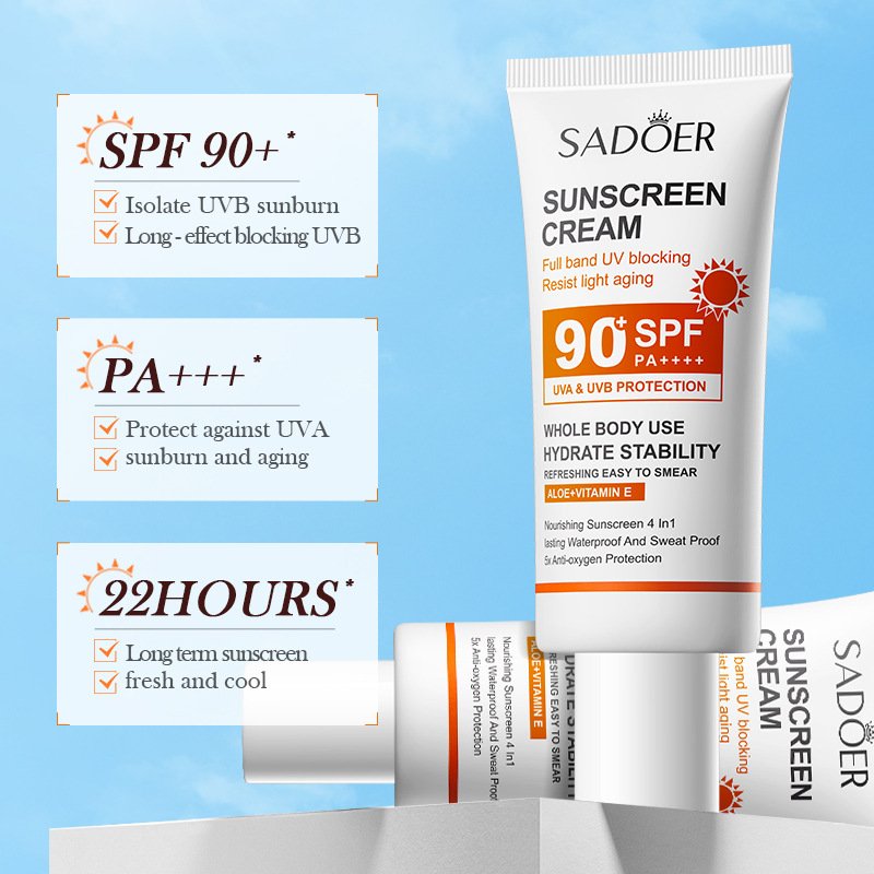 Whitening Sunscreen Brightening & Refreshing SPF50+ PA+ Sun Care Oil Control UV Protection Sunscreen Cream Sunblock Gel