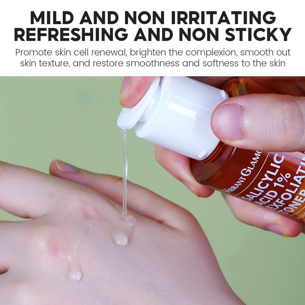 Low MOQ Facial Beauty Products Salicylic Acid Anti-Acne Toner New Product Suitable for All Skin Facial Whitening Toner