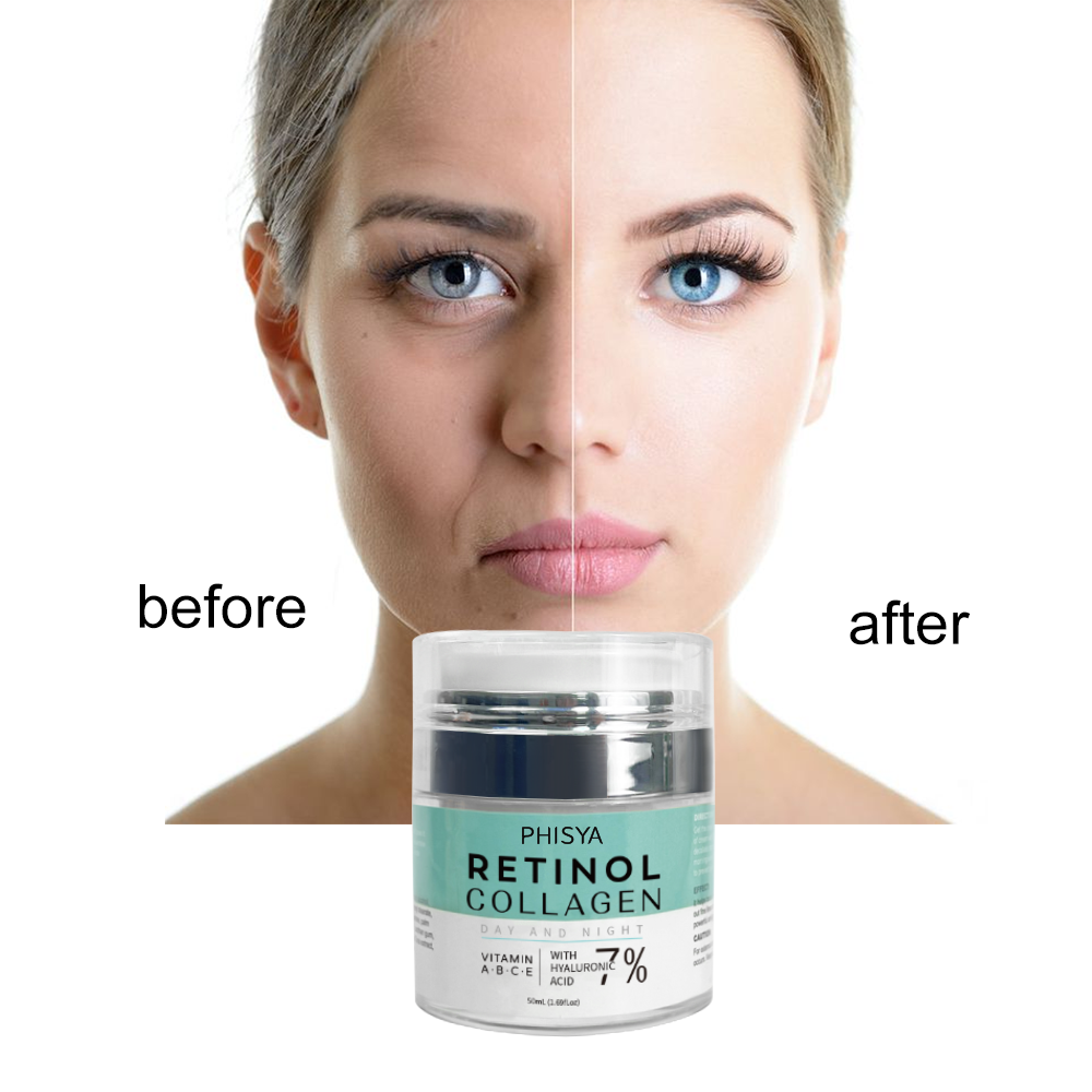 factory directly wholesale low MOQ Retinol face cream anti wrinkle moisturizing firming collagen cream for all people