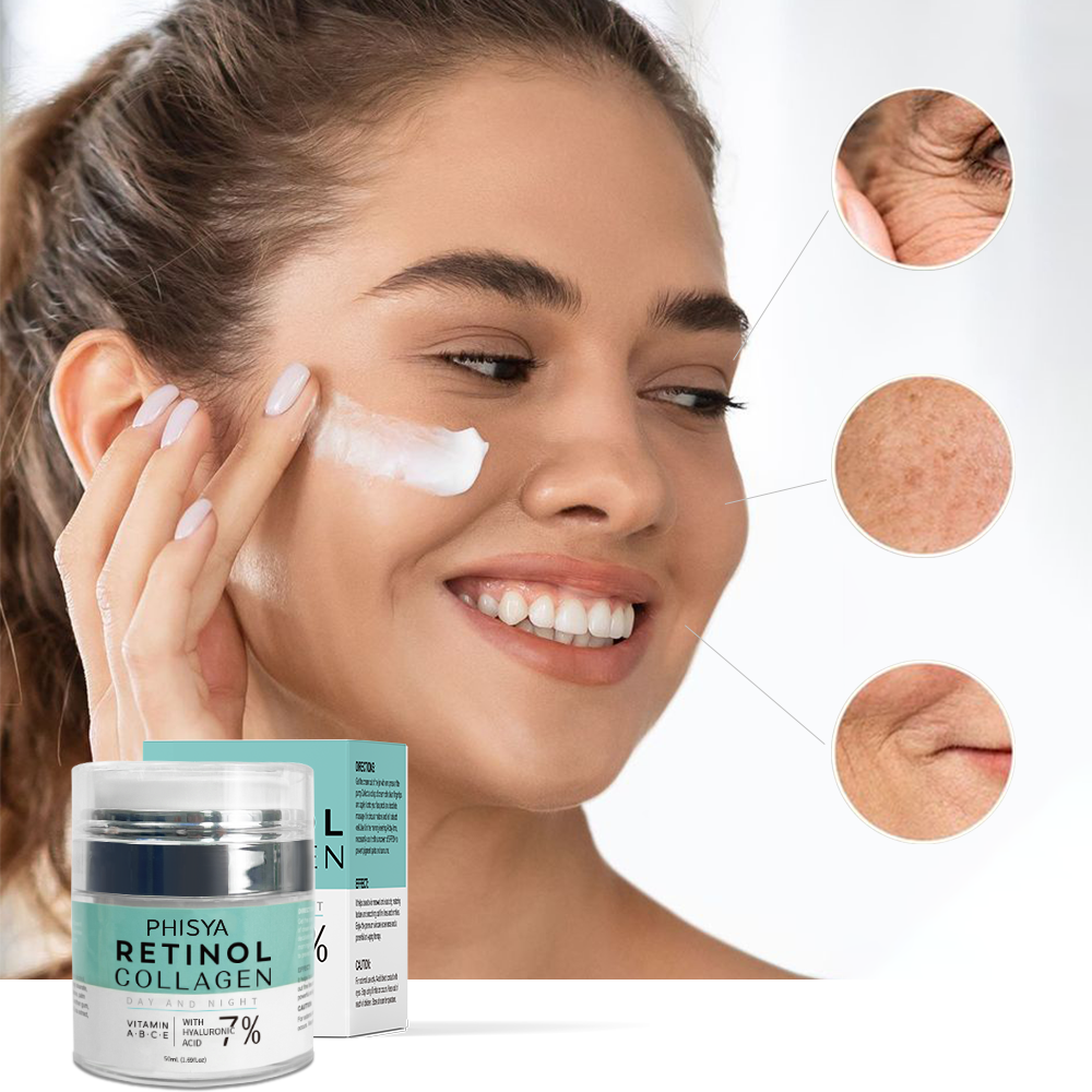 factory directly wholesale low MOQ Retinol face cream anti wrinkle moisturizing firming collagen cream for all people