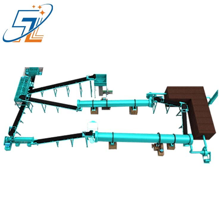 5 t/h animal manureComposting Fertilizer Plant Organic Fertilizer Production Plant Powder Type Fertilizer plant