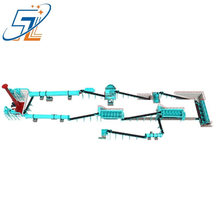 5 t/h animal manureComposting Fertilizer Plant Organic Fertilizer Production Plant Powder Type Fertilizer plant