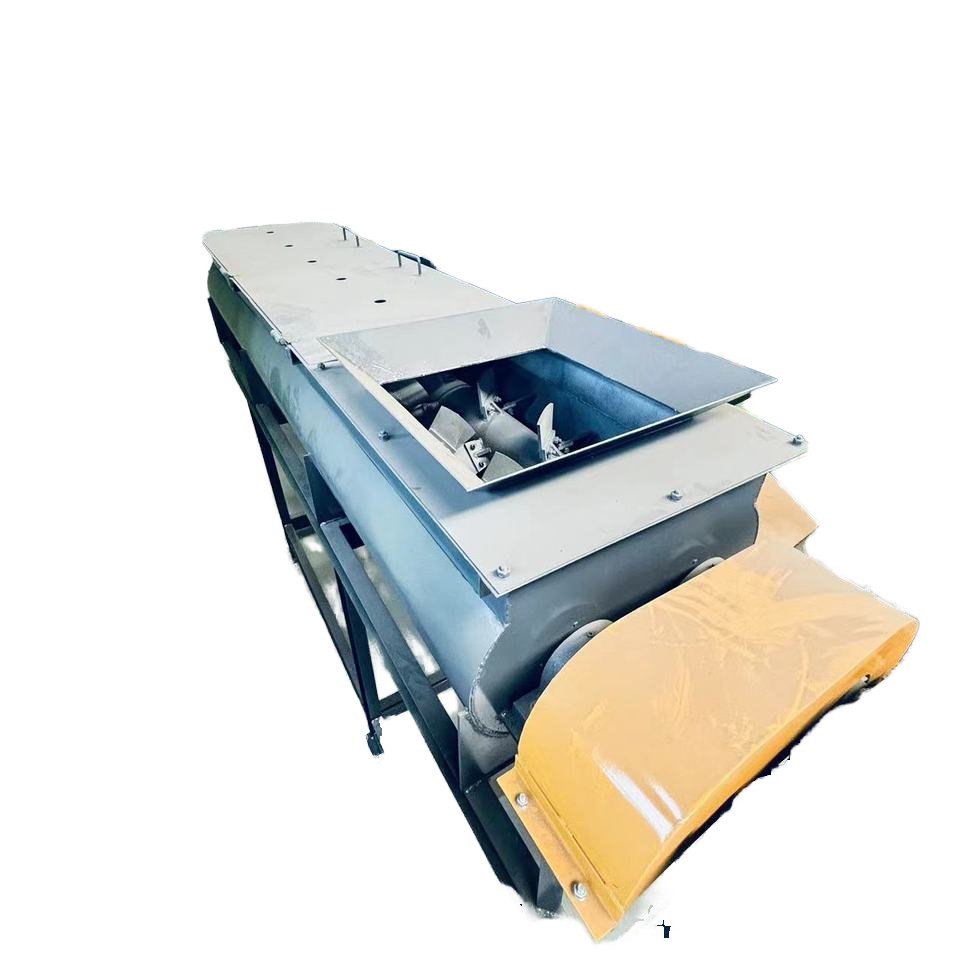Nutrient soil biaxial mixer organic fertilizer mixing equipment
