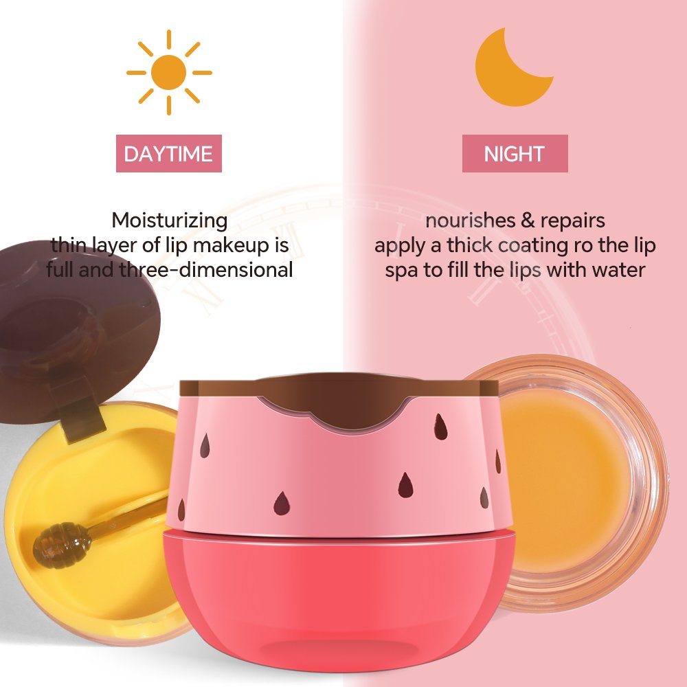 Multi use private label moisturizing 2 in 1duo lip scrub lip stain mask glitters sleeping vitamin e lip mask