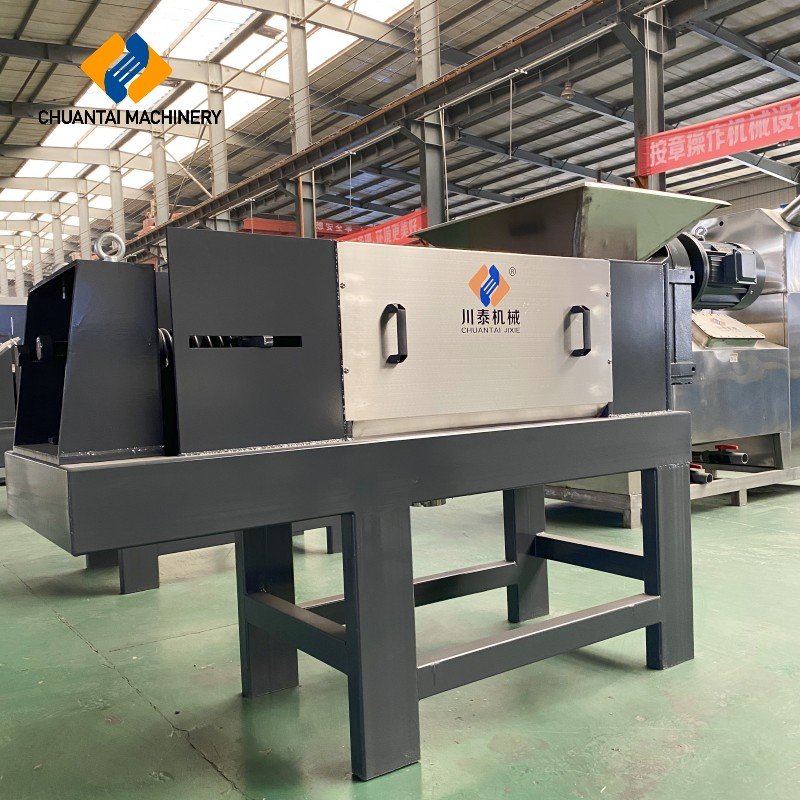 China Made Automatic Vegetable And Fruit Dewatering Equipment Ginger/Cassava/Coconut Coir Fiber Dewatering/Screw Press Machine