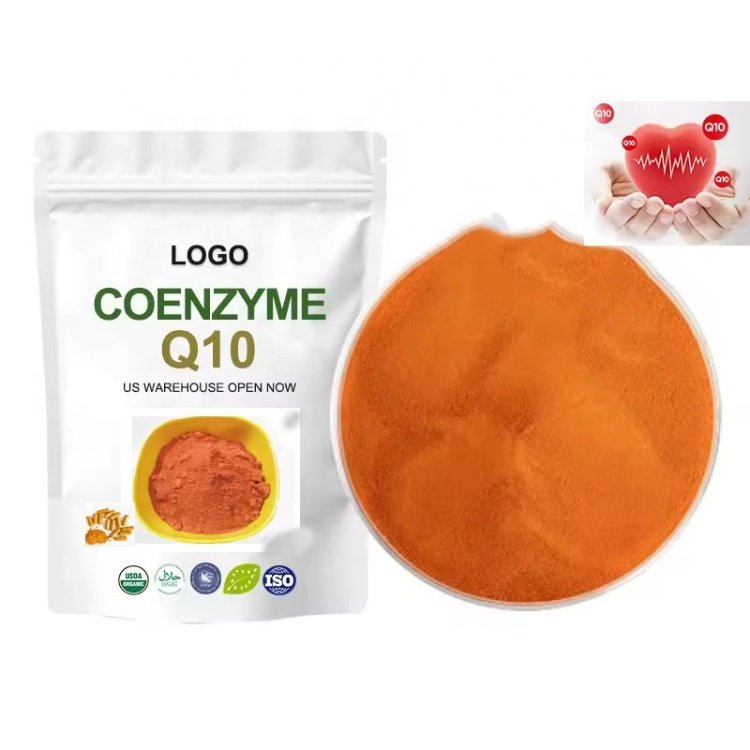Wholesale Supply Bulk 10% 20% Watersoluble Coq10 Supplement Coenzyme Q10 Powder Food Grade 98% Raw Material Coq10