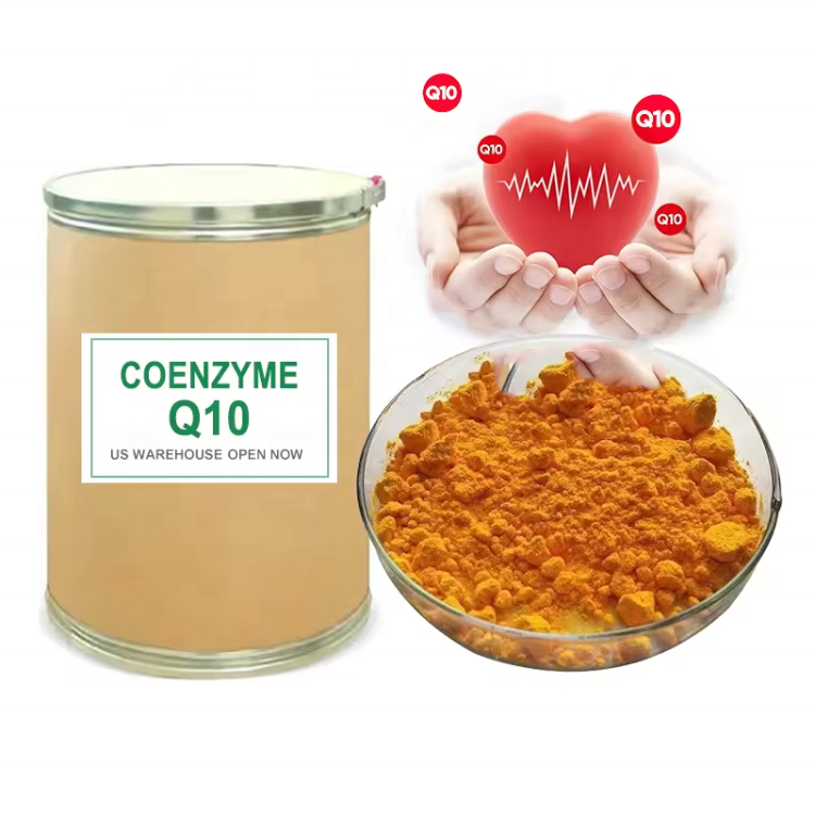 Wholesale Supply Bulk 10% 20% Watersoluble Coq10 Supplement Coenzyme Q10 Powder Food Grade 98% Raw Material Coq10