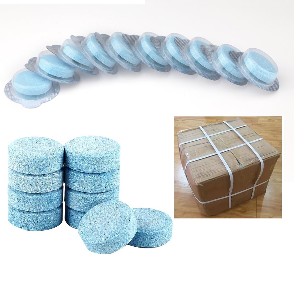 2023 Nature Organic Car Wash Windscreen Washer Tablets Glass Cleaner Effervescent Tablet Car Windshield Cleaner