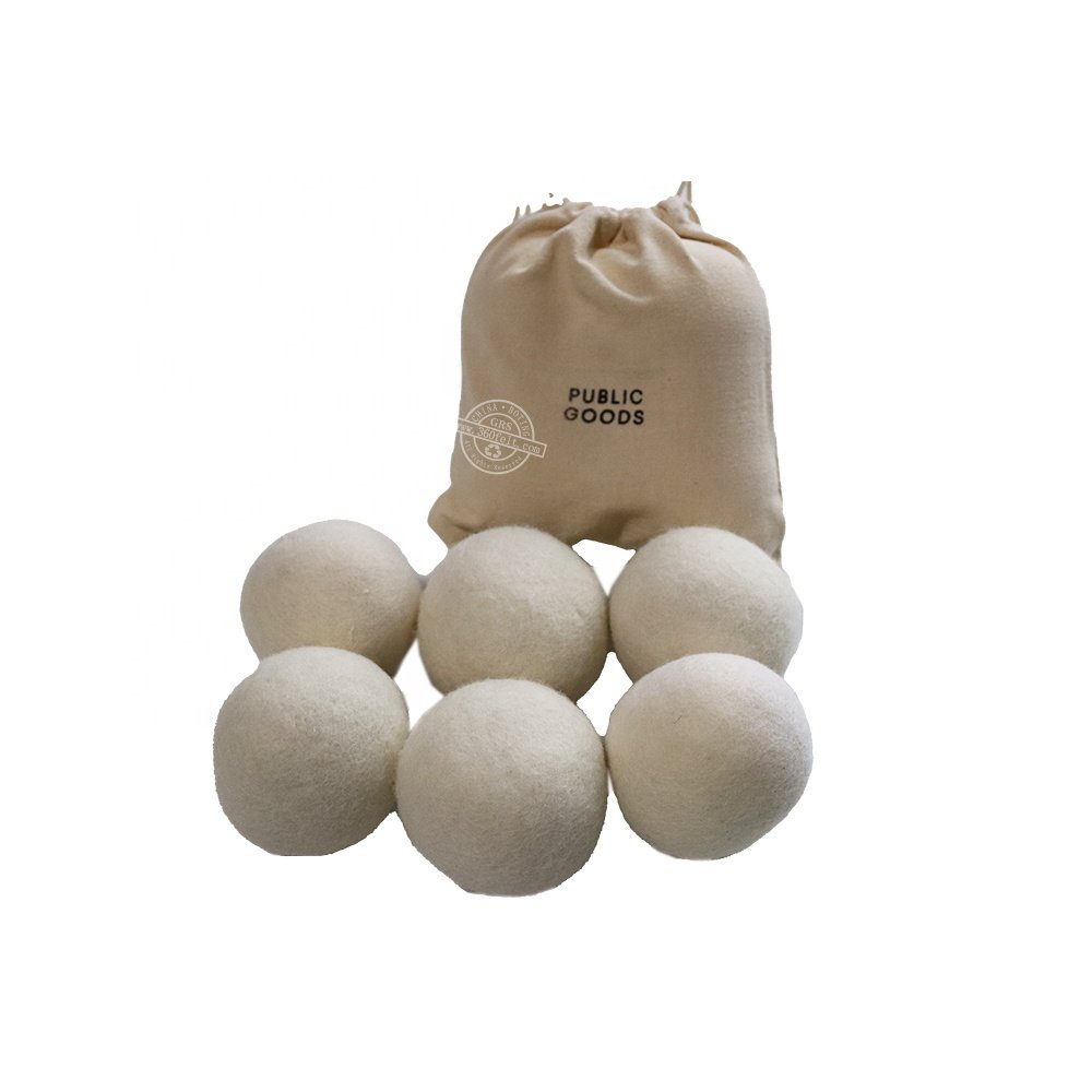 Creative Laundry Felt fluff and tumble dryer balls with GRS