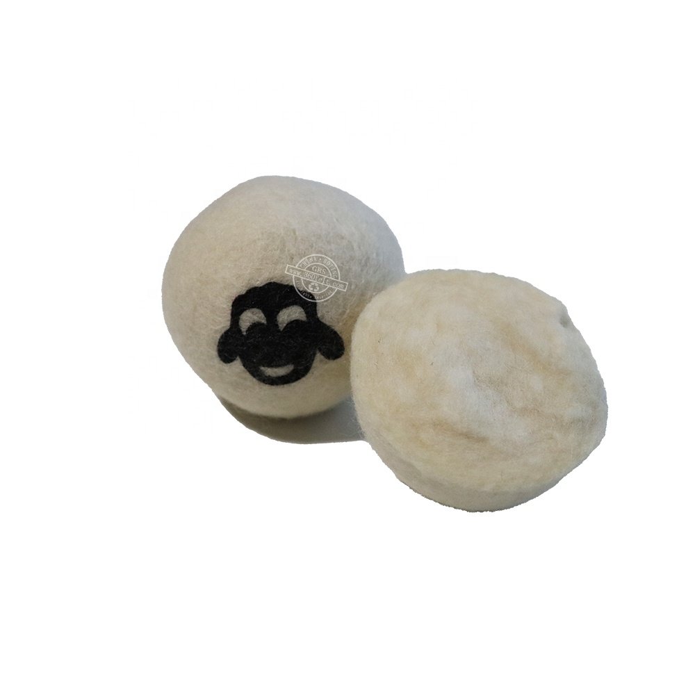 Creative Laundry Felt fluff and tumble dryer balls with GRS