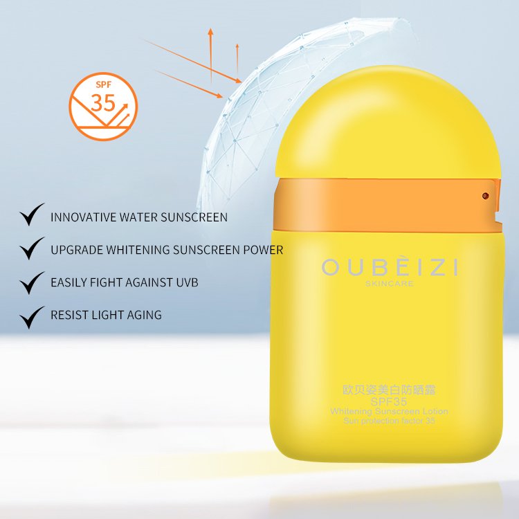 OEM Soothing Sun Cream SPF50+ PA+++ Lightweight Daily Sunblock Extract Hydrating Sunscreen Organic Sunscreen Cream For All Skin