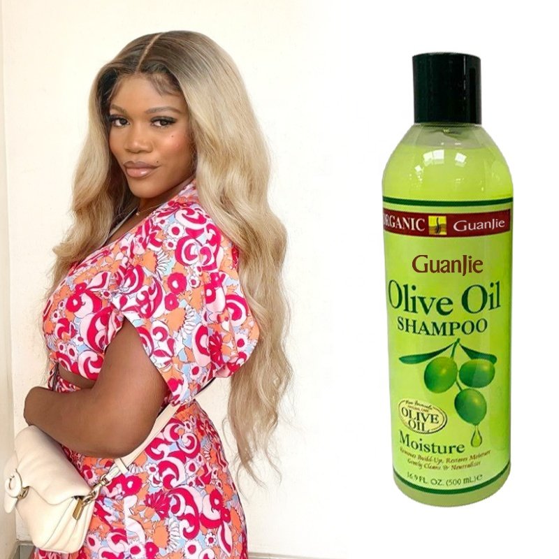 Refreshing Organic Keratin Hair Cream Treatment Hair Shmapoo Repair Shine Olive Oil Shampoo Conditioner set