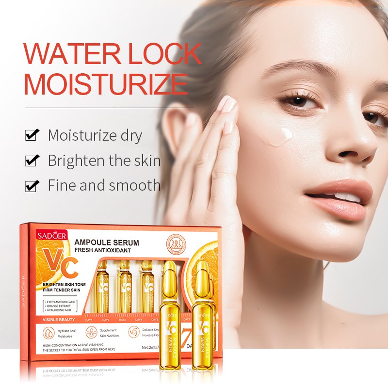 Private Label Customized Korean Face Serum Moisturizing gentle skin Vitamin C Ampoule Serum