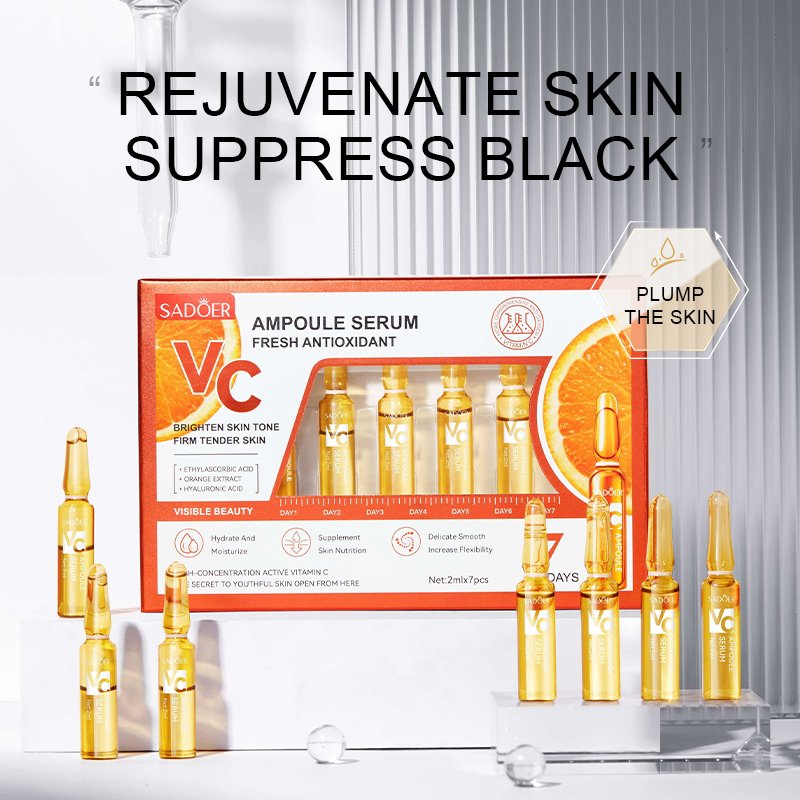 Private Label Customized Korean Face Serum Moisturizing gentle skin Vitamin C Ampoule Serum