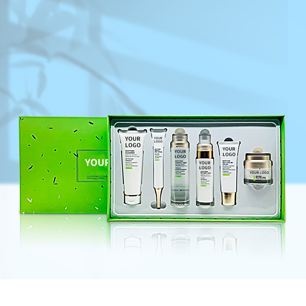 ODM OEM Private Label Hyaluronic Acid Moisturizing Hydrating Brightening Skin Care Set Tea Tree Acne Treatment Skin Care Set