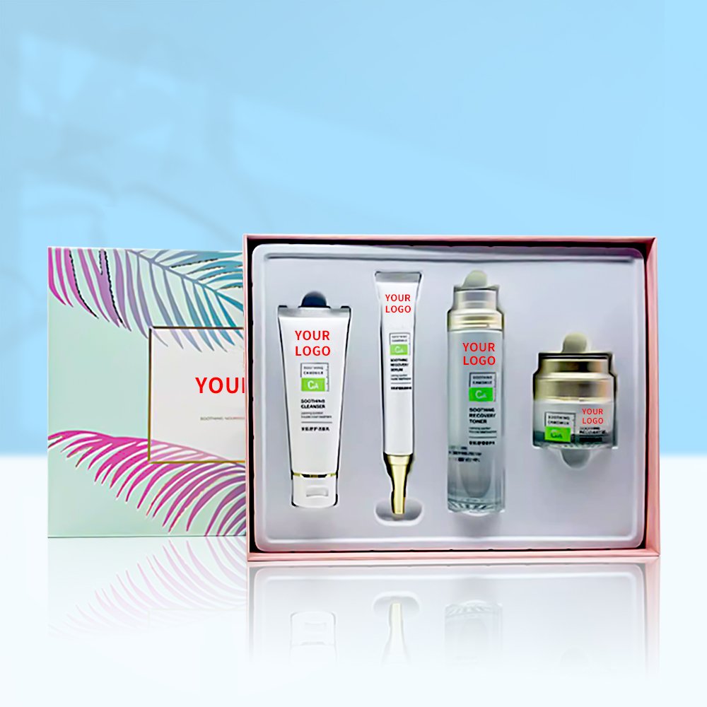 ODM OEM Private Label Hyaluronic Acid Moisturizing Hydrating Brightening Skin Care Set Tea Tree Acne Treatment Skin Care Set