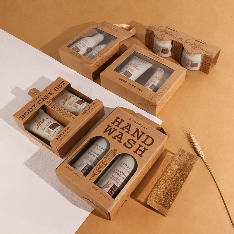Stalk Packaging Eco-friendly Package Luxury Spa Body Care Gift Sets for Women