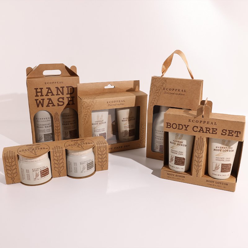 Stalk Packaging Eco-friendly Package Luxury Spa Body Care Gift Sets for Women
