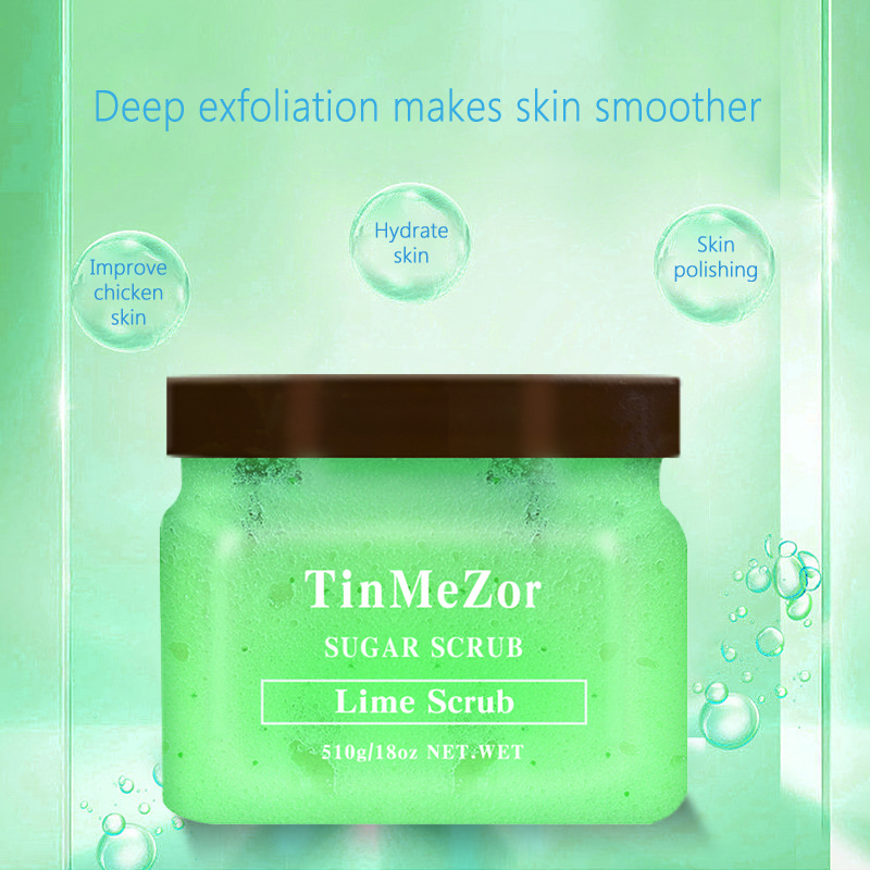 Good Quality Organic And Vegan Collagen Ice Cream Rice Body Scrub