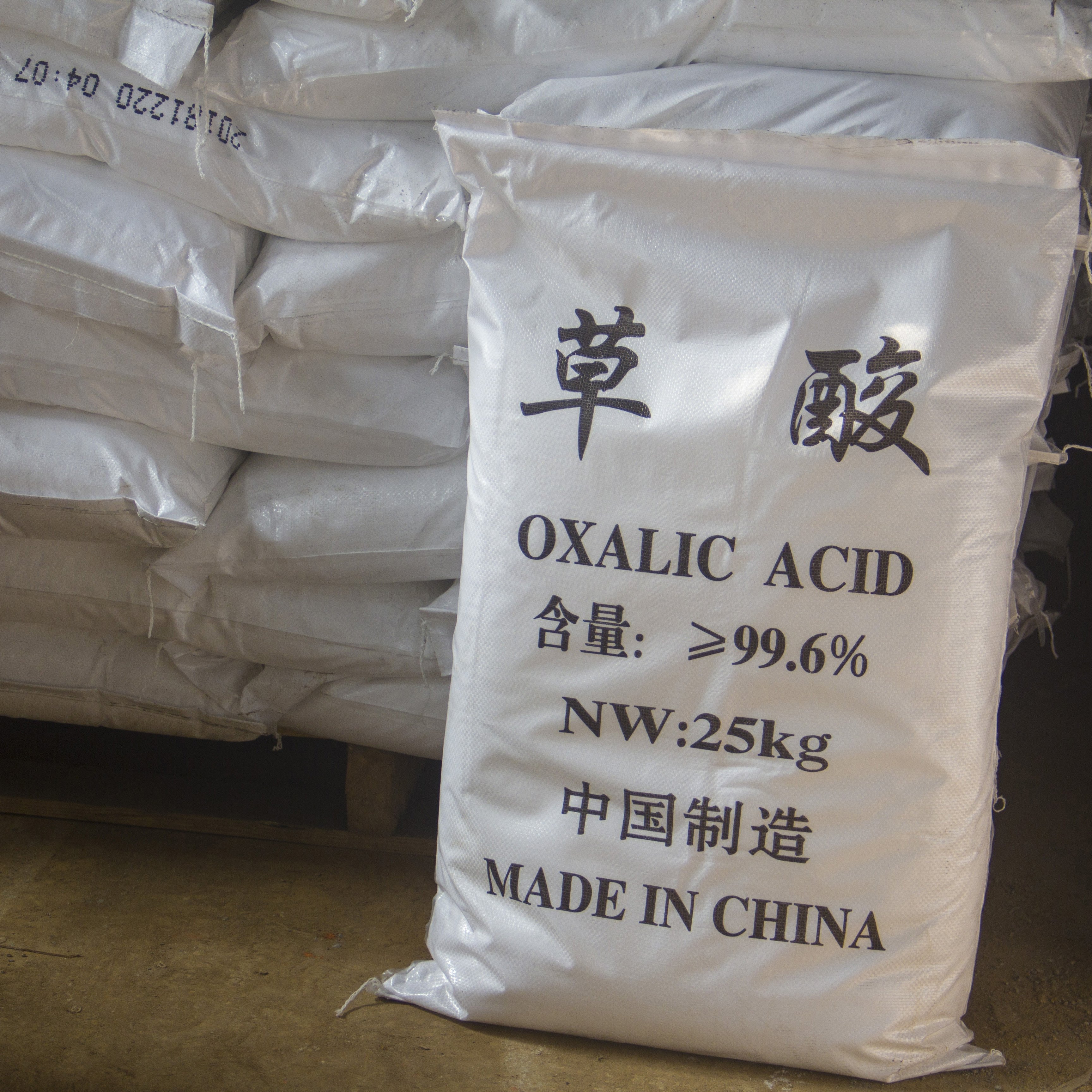 Basic Organic Chemicals Oxalic Acid C2H2O4 99.6%