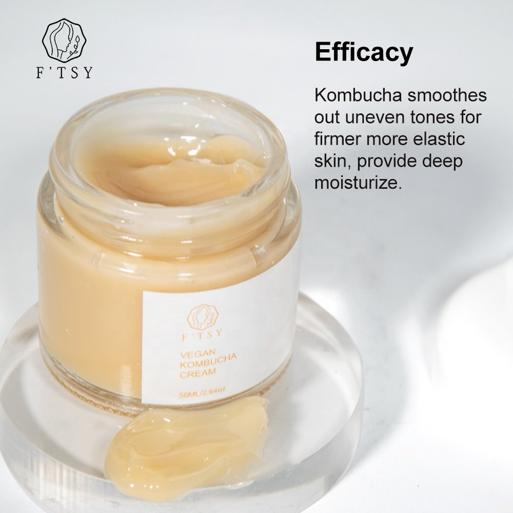 Private Label Organic Kombucha Smoothing Hydrating Moisturizer Skin Care Set (new)