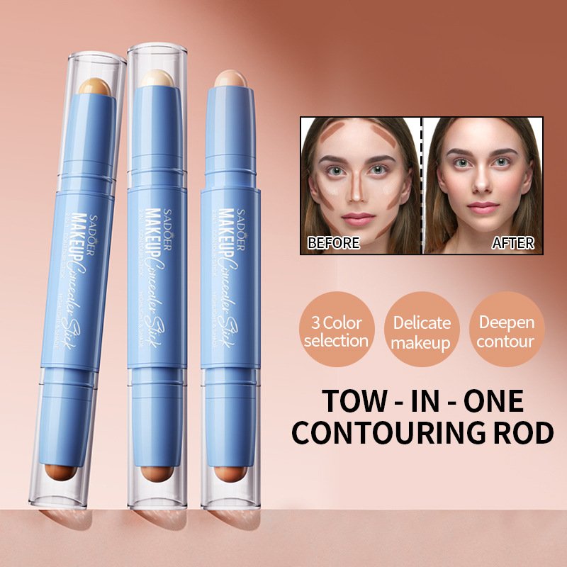 SADOER Custom Logo Low MOQ Custom Private Label Highlighter Organic Moisturizing Vegan Contour Makeup Sticks