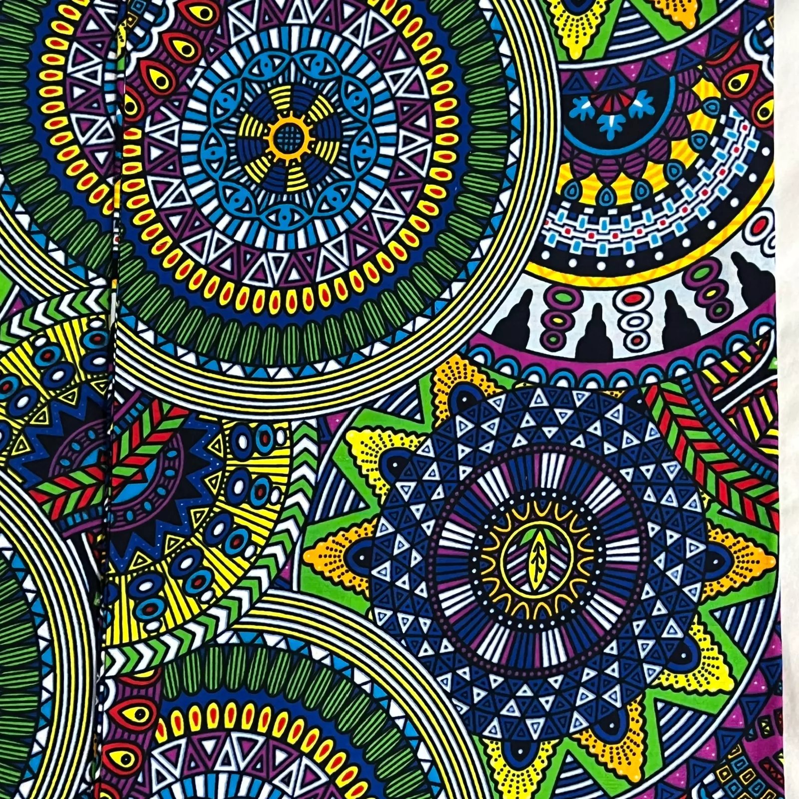 High-Quality African Wax Printed Fabric Holland Loincloth with Vibrant Patterns, Perfect for Traditional Wear and Custom Designs