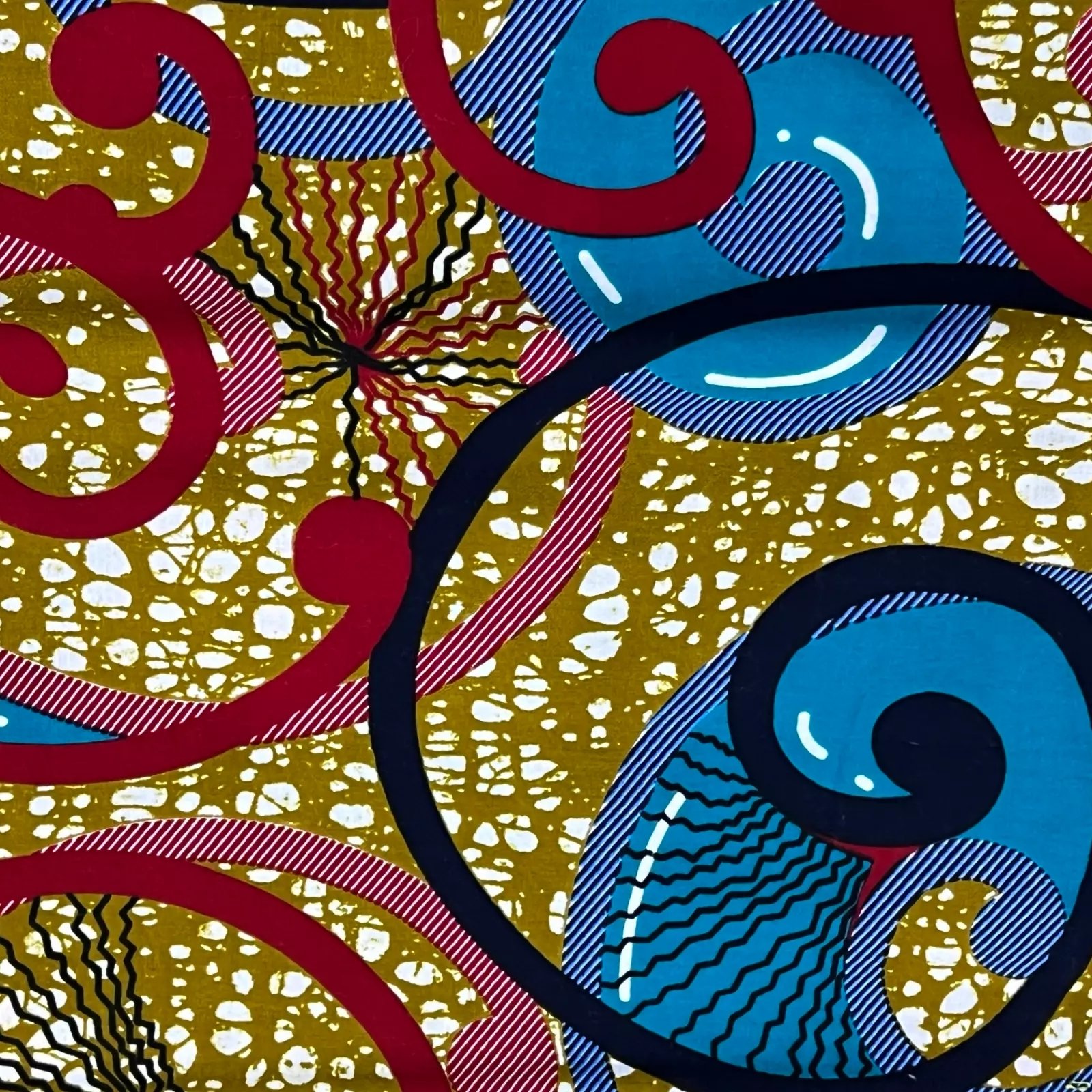 High-Quality African Wax Printed Fabric Holland Loincloth with Vibrant Patterns, Perfect for Traditional Wear and Custom Designs