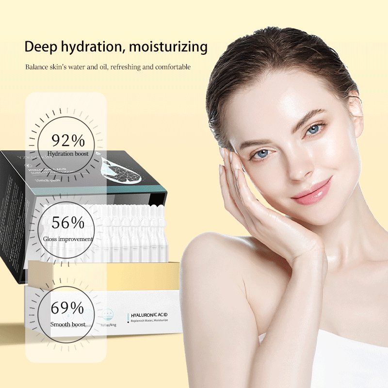 Facial Anti-aging Serum Moisturizing Hydrating Hyaluronic Acid Serum Whitening Facial Ampoule Serum