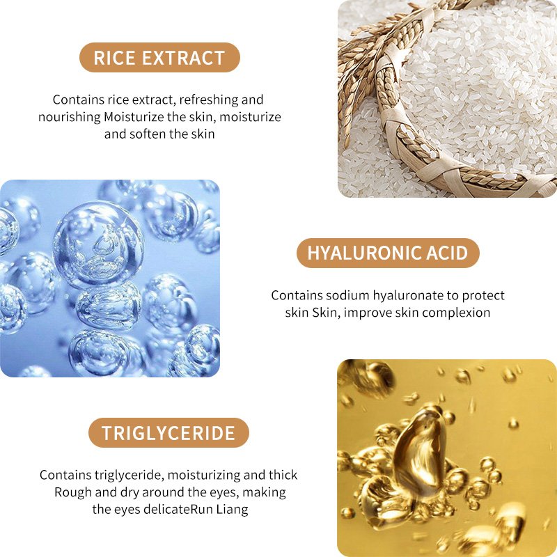 Private label MLXL customize cosmetic Rice Raw pulp skincare set moisturizing Whitening Brightening natural organic skincare set